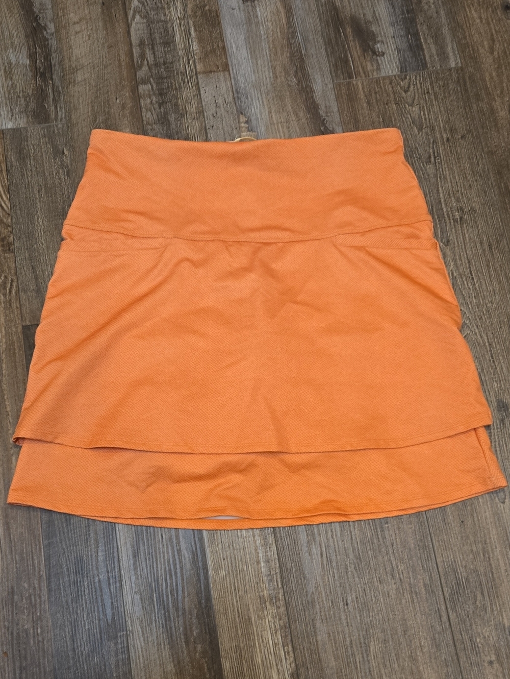 Orange Tiered Women’s Skort